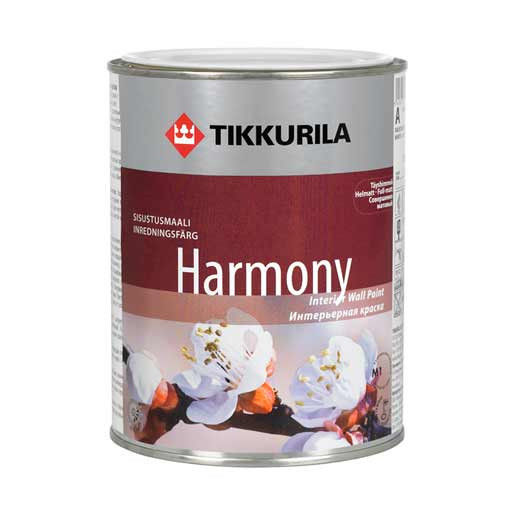 Краска матовая Гармония Harmony Tikkurila , С 9л