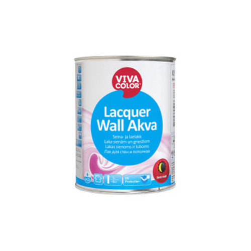 Лак полуматовый Vivacolor Lacquer Wall Akva, EP 9 л
