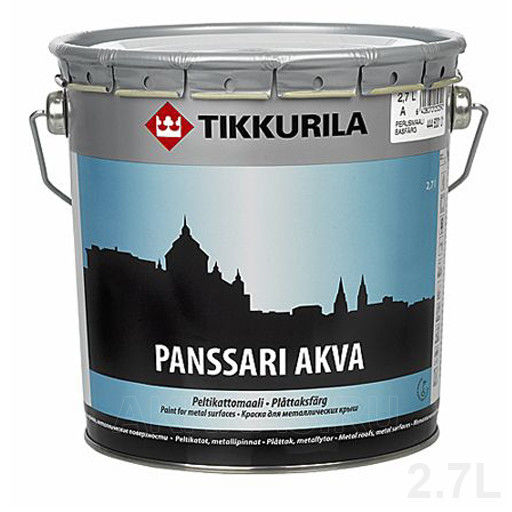 Панссари Аква краска для металлических крыш, С 0.9л