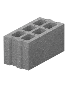 Блок бетонный стеновой 400*250*188