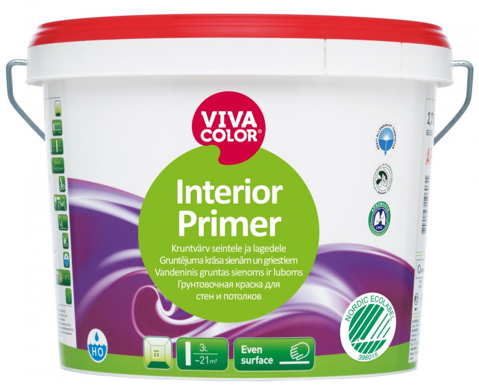 Грунтовочная краска Vivacolor Interior Primer, AP 2,7л