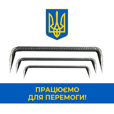 Скоба будівельна 10х250 мм